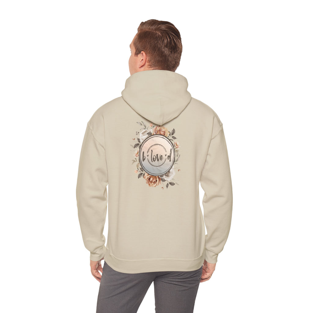 Floral Rose Hoodie - Cozy Sweatshirt with Beautiful Rose Design