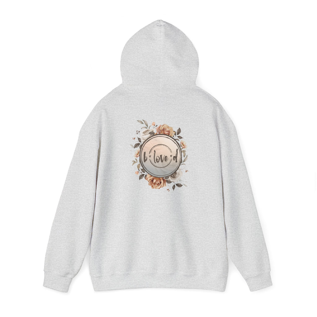 Floral Rose Hoodie - Cozy Sweatshirt with Beautiful Rose Design
